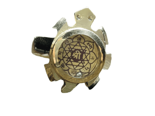 Ashtadhatu(अष्टधातु) High Quality Shri Yantra(श्रीयंत्र) Tortoise(कछुआ) Ring With Mercury(पारा)