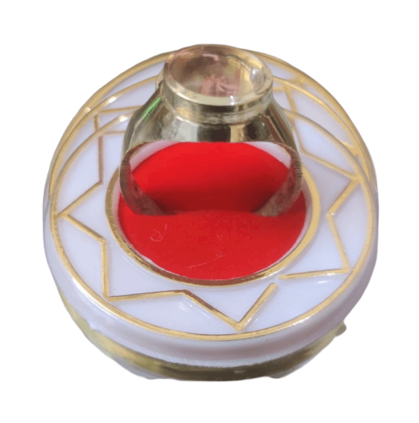 Ashtadhatu(अष्टधातु) High Quality Trishakti(त्रिशक्ति) Ring With Rudraksh(रुद्राक्ष) And Mercury(पारा) - Image 2