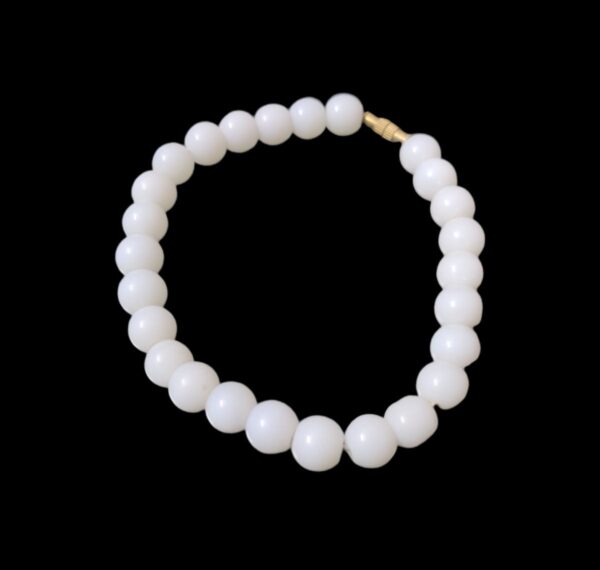 Hakik Stone Bracelet White - Image 2