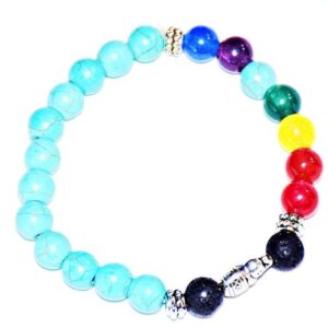 Seven Chakra Healing Gemstones Bracelet