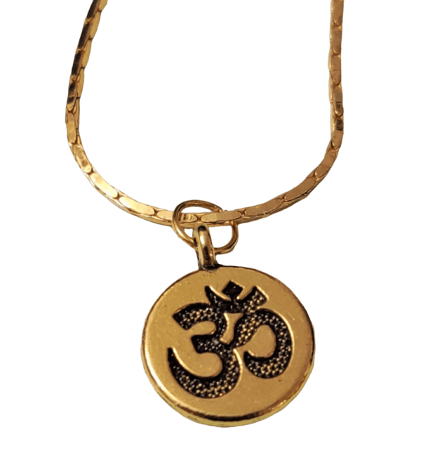 High Quality Om Brass Pendant With Chain