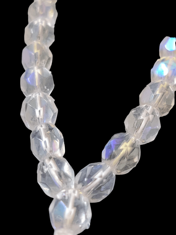 Crystal Mala(क्रिस्टल माला) Navrang Diamond Cut,Bead Size- 6.0 mm