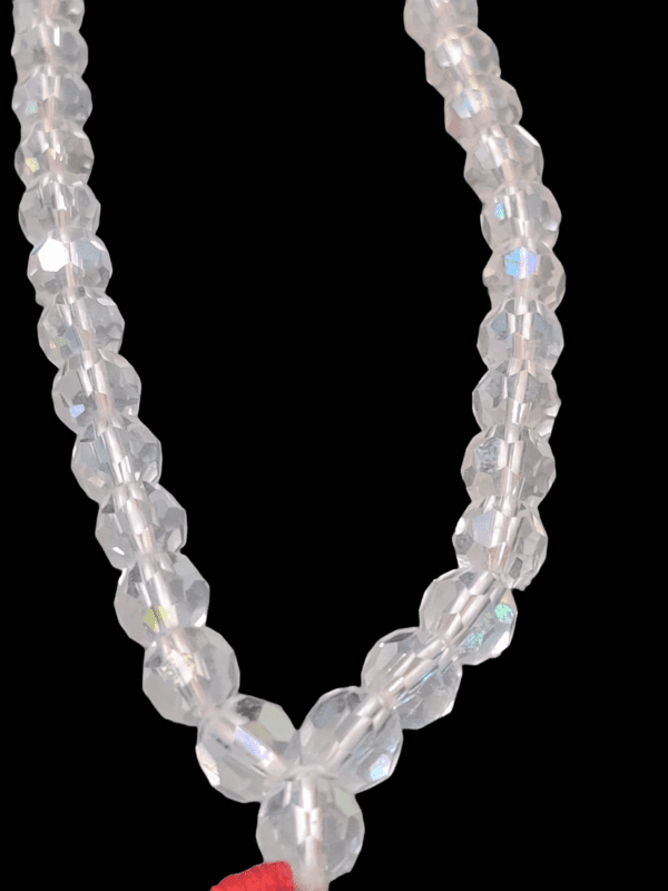Crystal Mala(क्रिस्टल माला) Navrang Diamond Cut,Bead Size- 5.0 mm