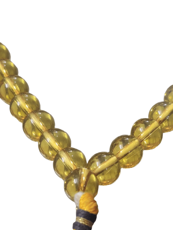 Yellow Sunela(सुनेला) Mala For Guru Dosh Nivaran(गुरु दोष निवारण) - Image 2