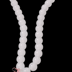 White Hakik(सफ़ेद हकीक) Mala For Shukra And Chandra Dosh(शुक्र और चन्द्र दोष) Nivaran(निवारण)