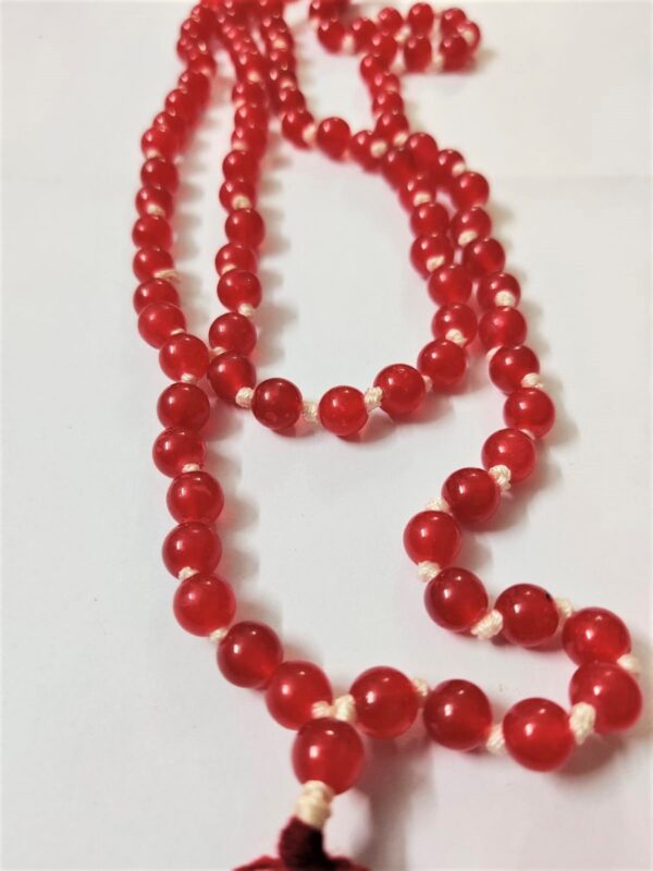Red Hakik Mala For Surya Grah Dosh Nivaran