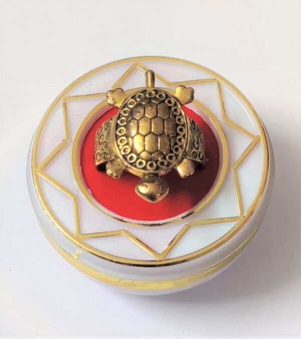 Gold Plated Metal Meru Ring