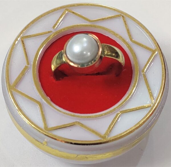 Moti Ratna(मोती रत्न) Ring In Brass | Size- Adjustable