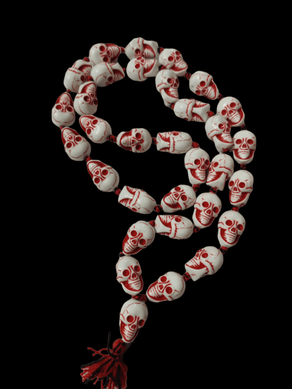 Mund Mala-Skull Mala White