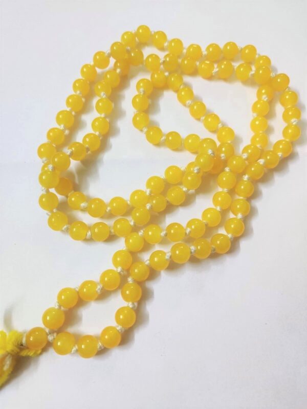 Guru Dosh Nivaran Yellow Hakik Mala