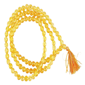 Yellow Sunela(सुनेला) Mala For Guru Dosh Nivaran(गुरु दोष निवारण)