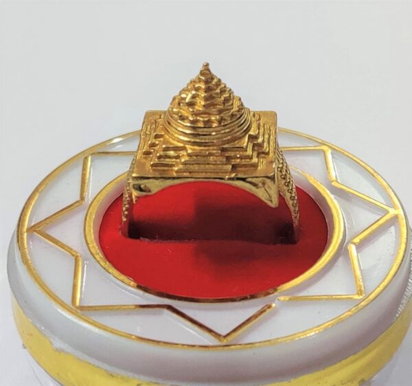 3D Shri Yantra Ring(श्री यन्त्र रिंग) In Brass
