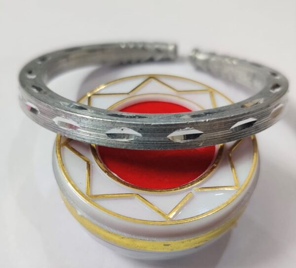 High Quality Aluminium Kada | Weight 21 gm | Size 6 cm Adjustable