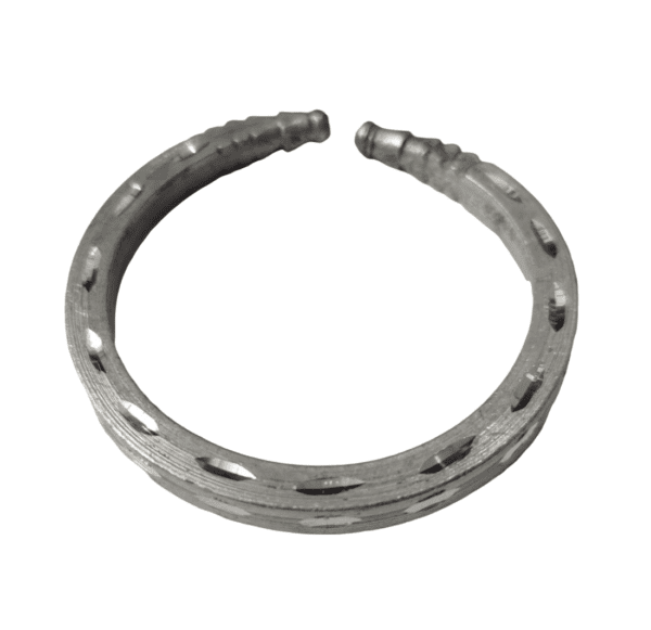 High Quality Aluminium Kada | Weight 21 gm | Size 6 cm Adjustable - Image 2