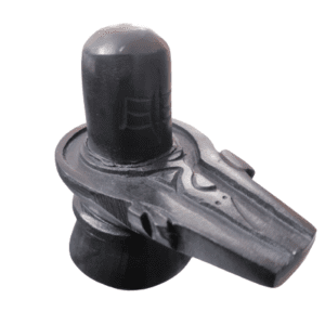 Big Size Stone Shivling (स्टोन शिवलिंग) (Black) | Size 90x90 mm , Weight 358 gm