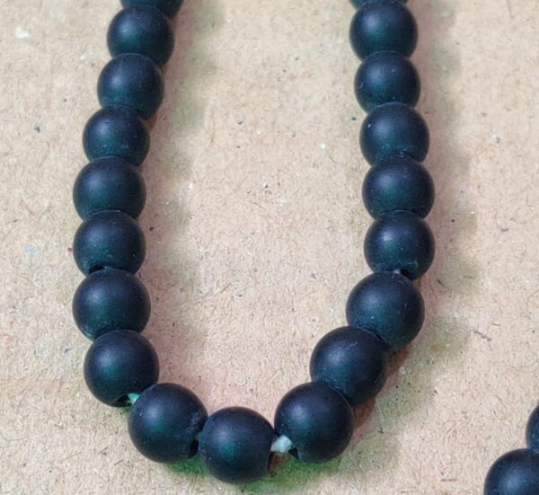 Shaligram Stone Mala | 108 Beads | 7mm Bead Size - Image 2