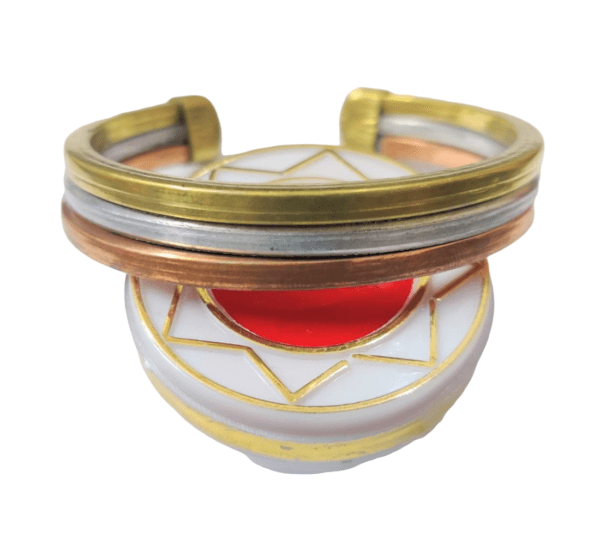 Tridhatu (Brass+Alloy+Copper) Kada(त्रिधातु कड़ा) | Weight 28 gm | Size 6.2 cm Adjustable