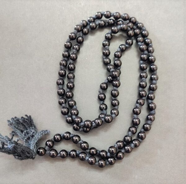 High Quality Black Hakik Mala(काला हकीक माला) | 108+1 Beads - Image 2
