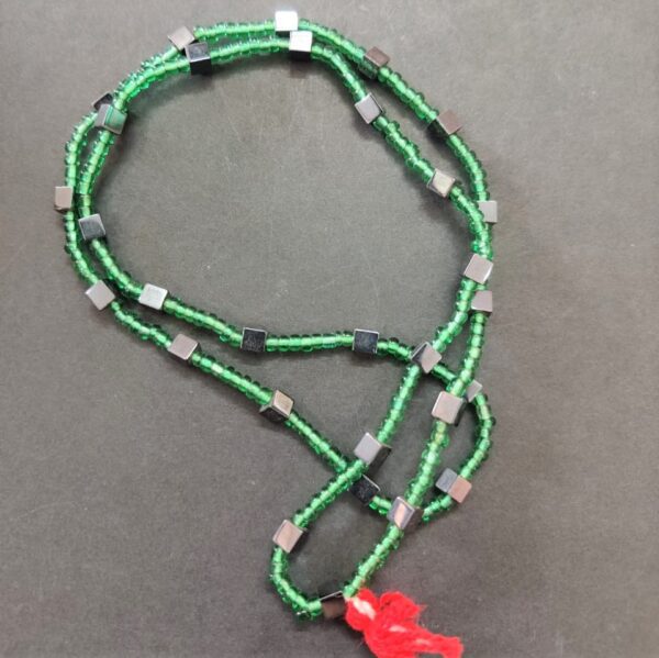 Green Beads Mala For Budh Grah Dosh Nivaran - Image 2