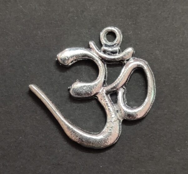 German Silver Om Pendant | Size 30x30 mm