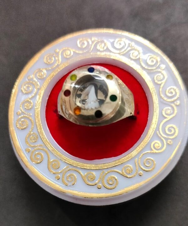 High Quality Ashthdhatu Shivling Ring With Shankh