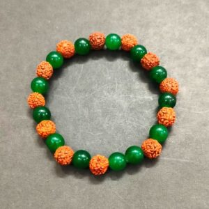 Budh Dosh Nivaran Bracelet With Rudraksh-2 (बुध दोष निवारण ब्रेसलेट)