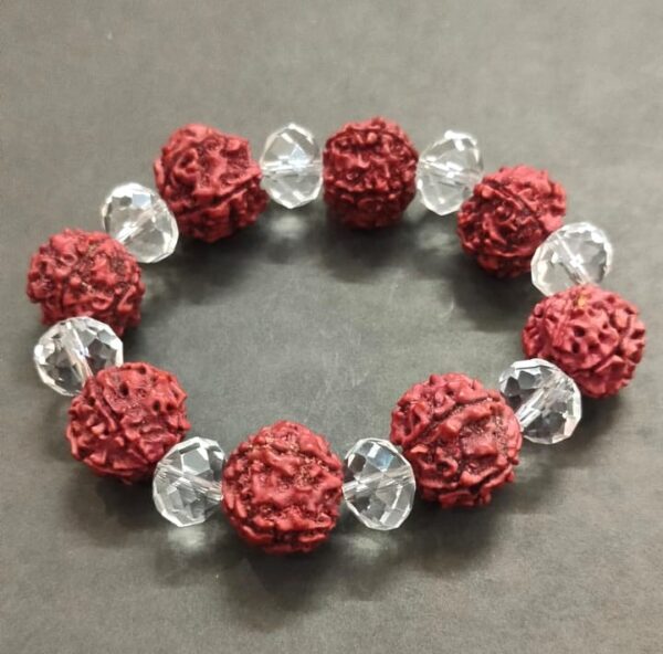 Crystal Rudraksha Bracelet For Shukra Dosh Nivaran