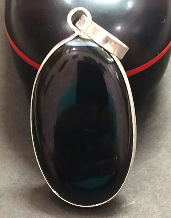 Big Size Hakik Stone Pendant In Brass(हकीक स्टोन) | Weight 38.80 carat