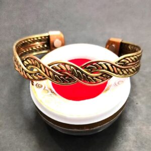 Heavy Quality Designer Copper Brass Kada (कॉपर ब्रास कड़ा) -Size- Adjustable
