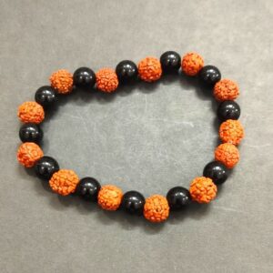 Rahu Dosh Nivaran Bracelet With Rudraksh (राहु दोष निवारण ब्रेसलेट)