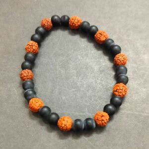 Shaligram Rudraksh Bracelet (शालिग्राम रुद्राक्ष ब्रेसलेट)