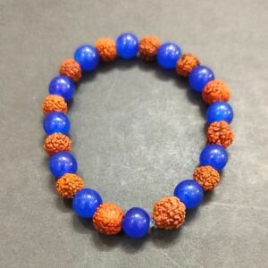 Shani Dosh Nivaran Bracelet With Rudraksh (शनि दोष निवारण ब्रेसलेट)