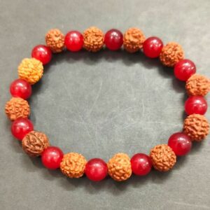 Surya Dosh Nivaran Bracelet With Rudraksh (सूर्य दोष निवारण ब्रेसलेट)