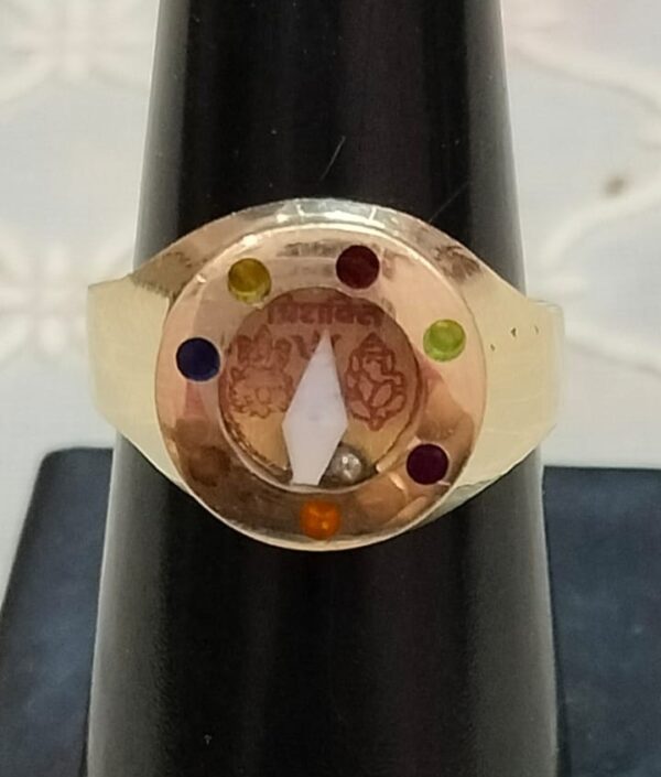 Ashthdhatu Shiv Shakti Ring (अष्टधातु शिव शक्ति रिंग )
