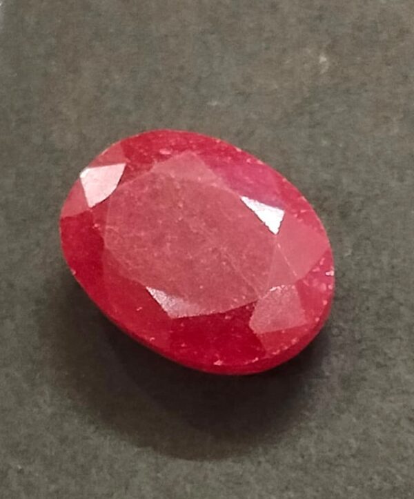 Certified Ruby Maanik Stone (माणिक स्टोन) | Weight- 10.64 carat
