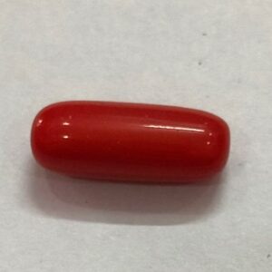 Synthetic Coral Munga Stone ( सिंथेटिक मूंगा स्टोन) | Weight- 4.10 carat