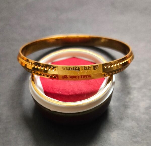 Om Namah Shivay Desiner Brass Kada(ॐ नमः शिवाय ब्रास कड़ा) | Size- 7cm Diameter