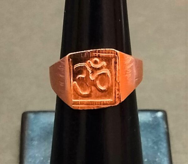 Om Ring In Copper (ॐ रिंग कॉपर)
