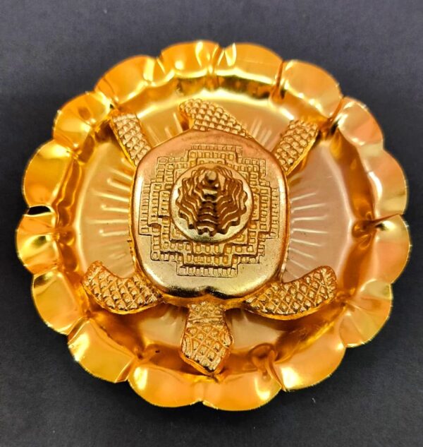 Ashthdhatu Meru Shri Yantra (अष्टधातु मेरु श्री यन्त्र) | Size- 9.5 cm