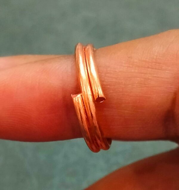 High Quality Double Layer Copper Challa(ताम्बे का छल्ला) - Image 2