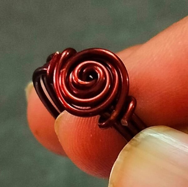 Chakra Shaped Copper Ring | Mix Size