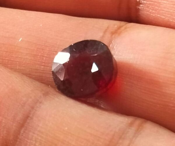 Certified Gomed Hessonite Stone With Certificate(सर्टिफाइड गोमेद स्टोन) | Weight- 11.25 Ratti