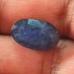 Certified Neeli Stone With Certificate(सर्टिफाइड नीली स्टोन) | Weight- 12.84 Ratti