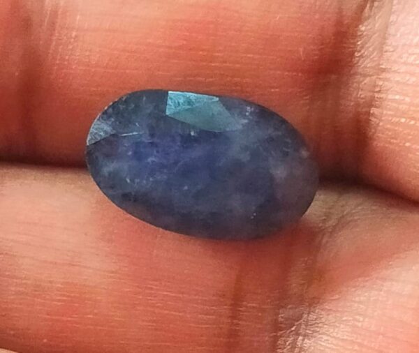 Certified Neeli Stone With Certificate(सर्टिफाइड नीली स्टोन) | Weight- 12.84 Ratti