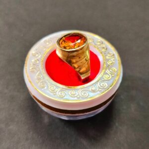 High Quality Yellow AD Brass Ring | Size- Standard