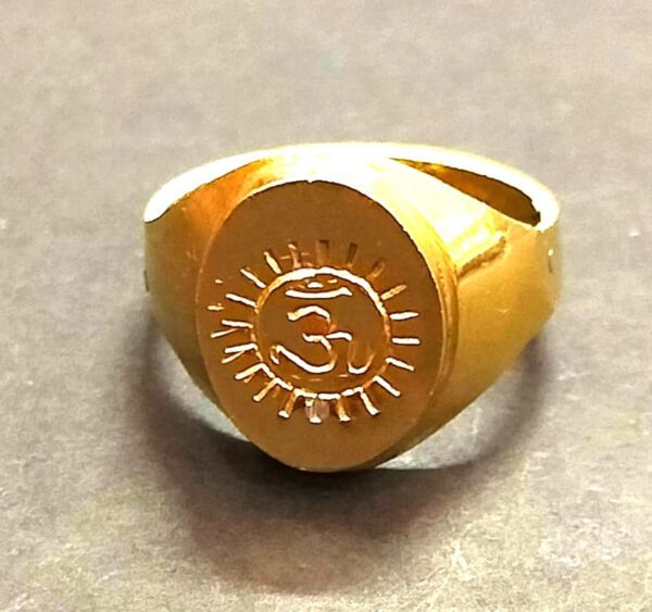 High Quality Ashtadhatu Om Ring(अष्टधातु ॐ रिंग)