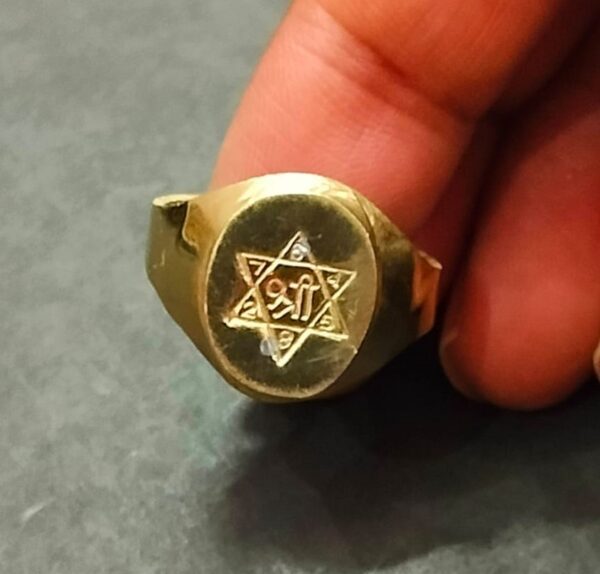 High Quality Asthdhatu Shri Yantra Ring(अष्टधातु श्री यन्त्र रिंग) - Image 2