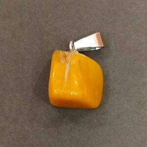 Natural Stone Amber Locket