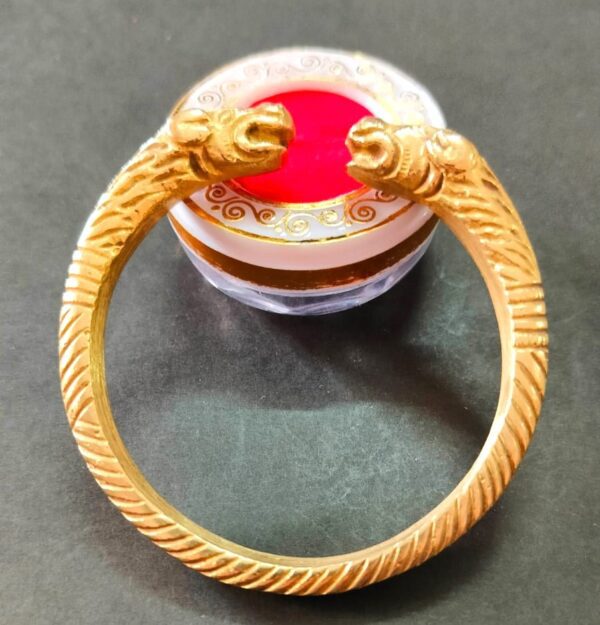 High Quality Heavy Lion Headed Brass Kada 8(पीतल कड़ा),Size Adjustable