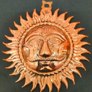 Surya Yantra For Vastu Dosh Nivaran 100% Copper(वास्तु दोष निवारण सूर्य यन्त्र कॉपर ), Size 11.0 cm
